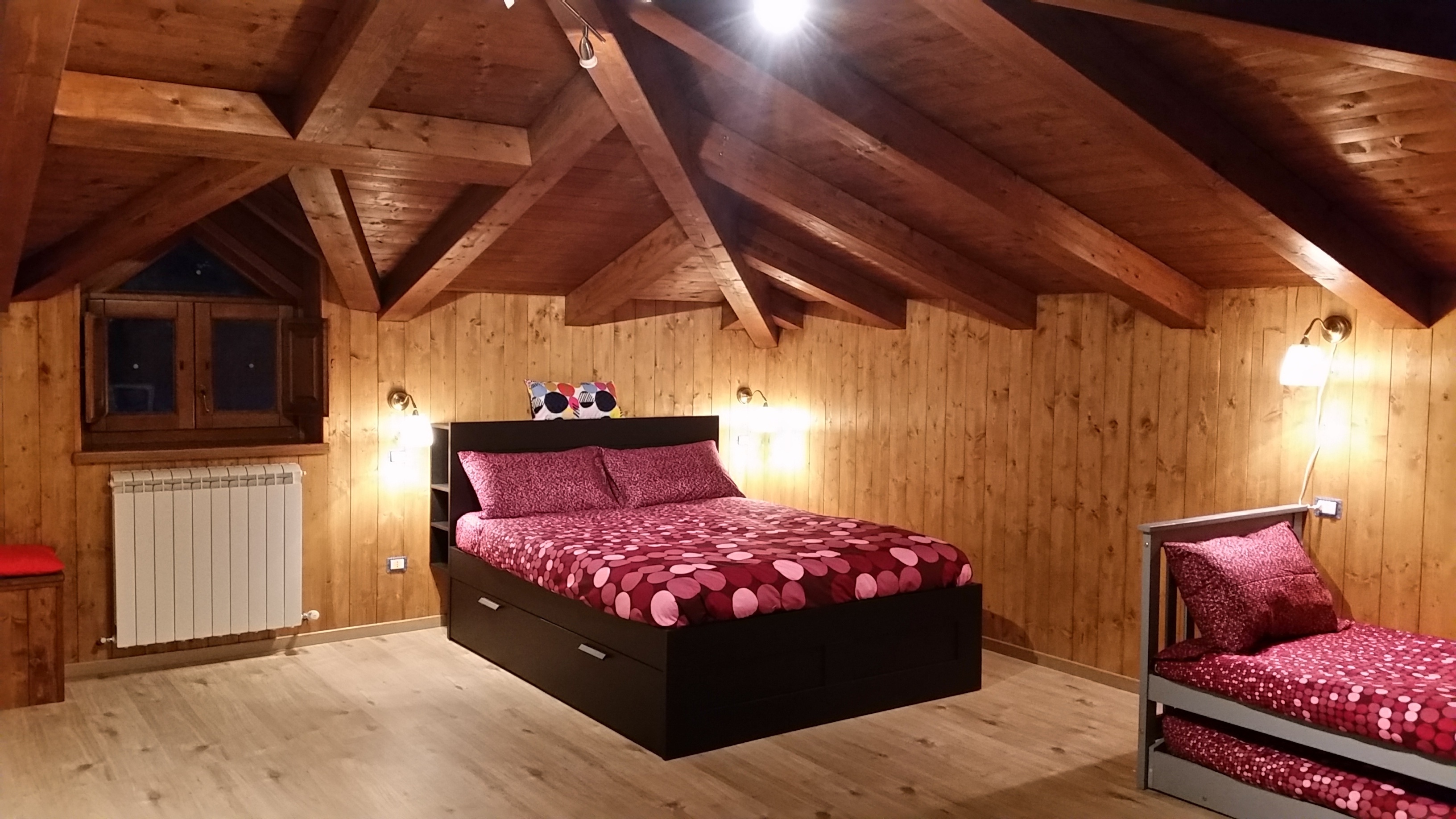 camera chalet con cucina 